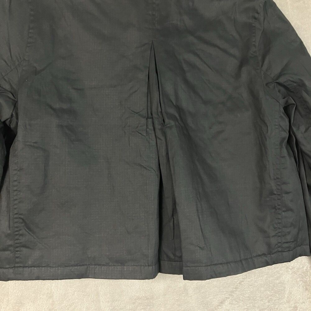 J Crew Barn Jacket Cropped WMNS XS Black Ripstop Cotton Corduroy Primaloft CN056 - Picture 13 of 16